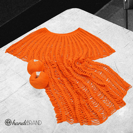 Picture of Kit Cotton Shirt-Dress with Ergonomic Crochet Hook. Choose Your Color!